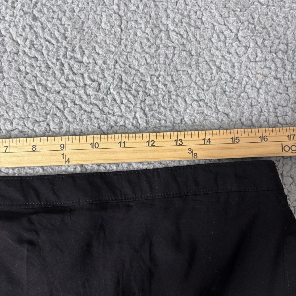 Esmara Skirt 12 Black Ruffle High Low Asymmetrical Layered Hem Minimalist Flowy - Picture 7 of 9